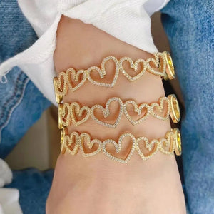 Bracelet love gold