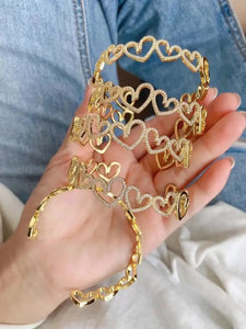 Bracelet love gold